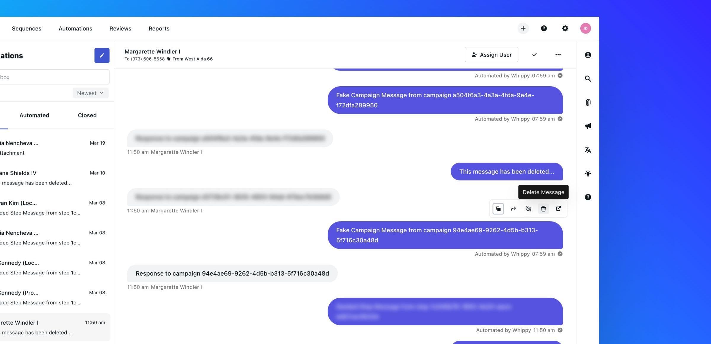 Hide & Delete Messages Image
