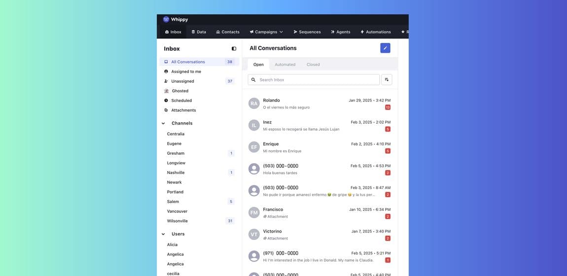 Smarter Unread Message Counts in Inbox