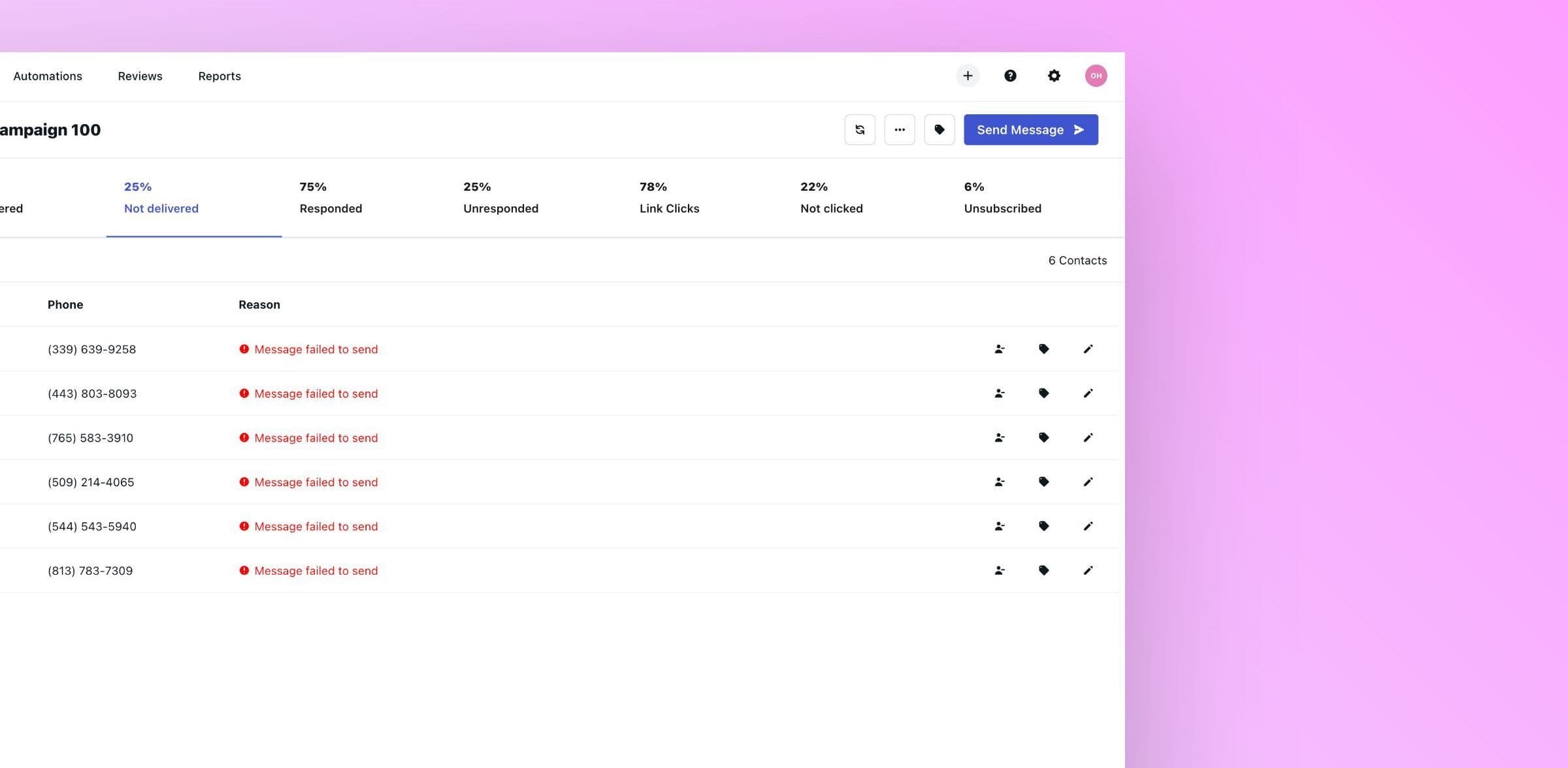 Contact List Cleaning Image