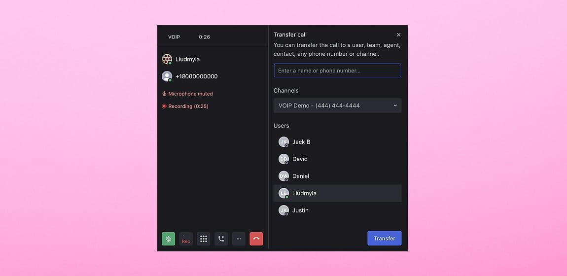 Instantly Transfer Live VoIP Calls with a Smarter Interface
