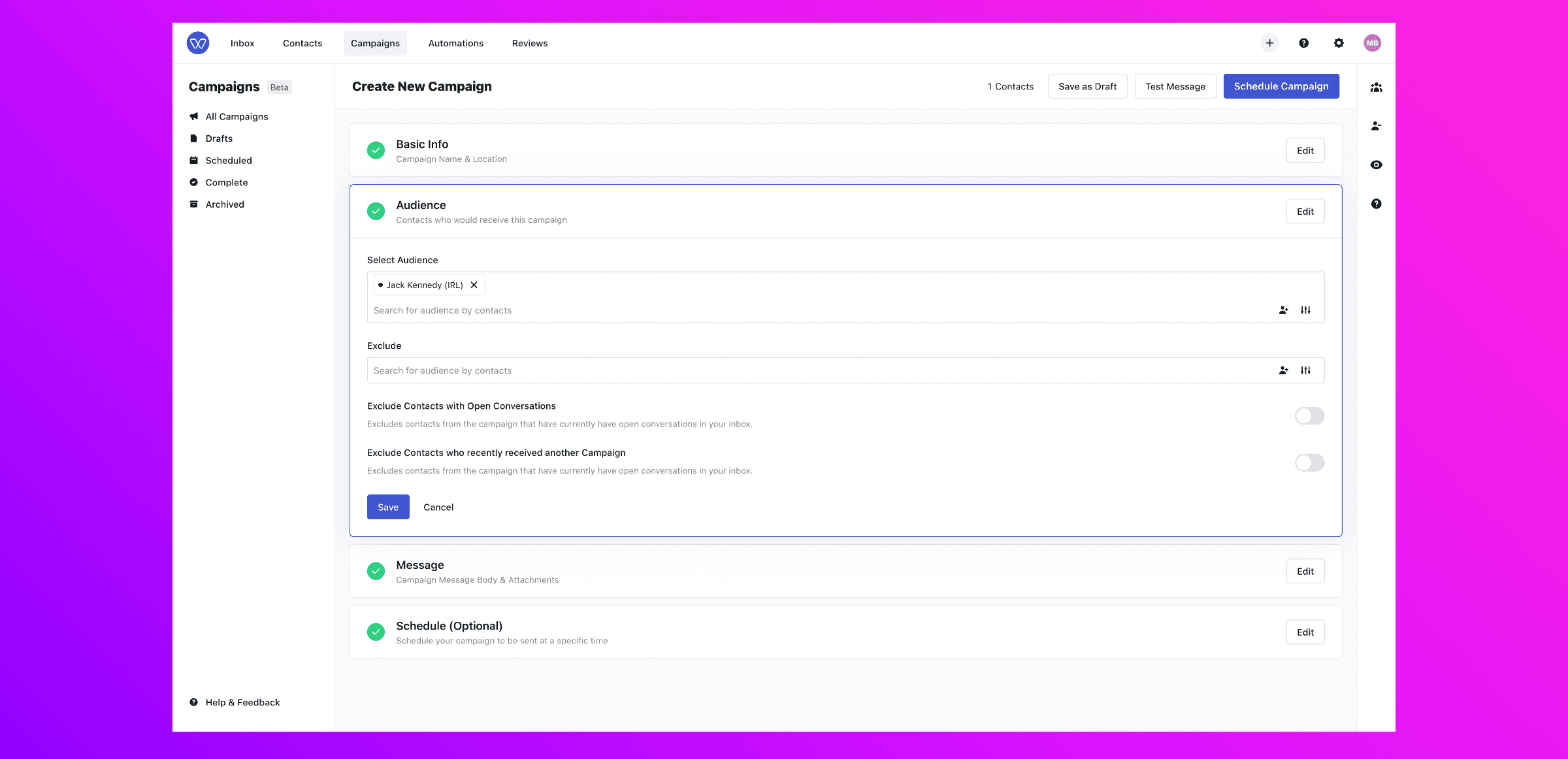 New Campaign Editor Image