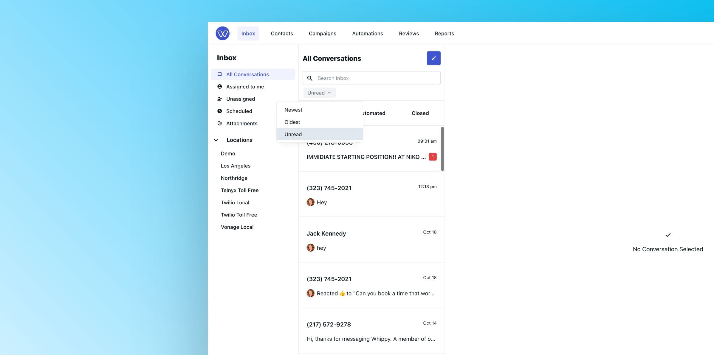 Improved Conversation Sort Image