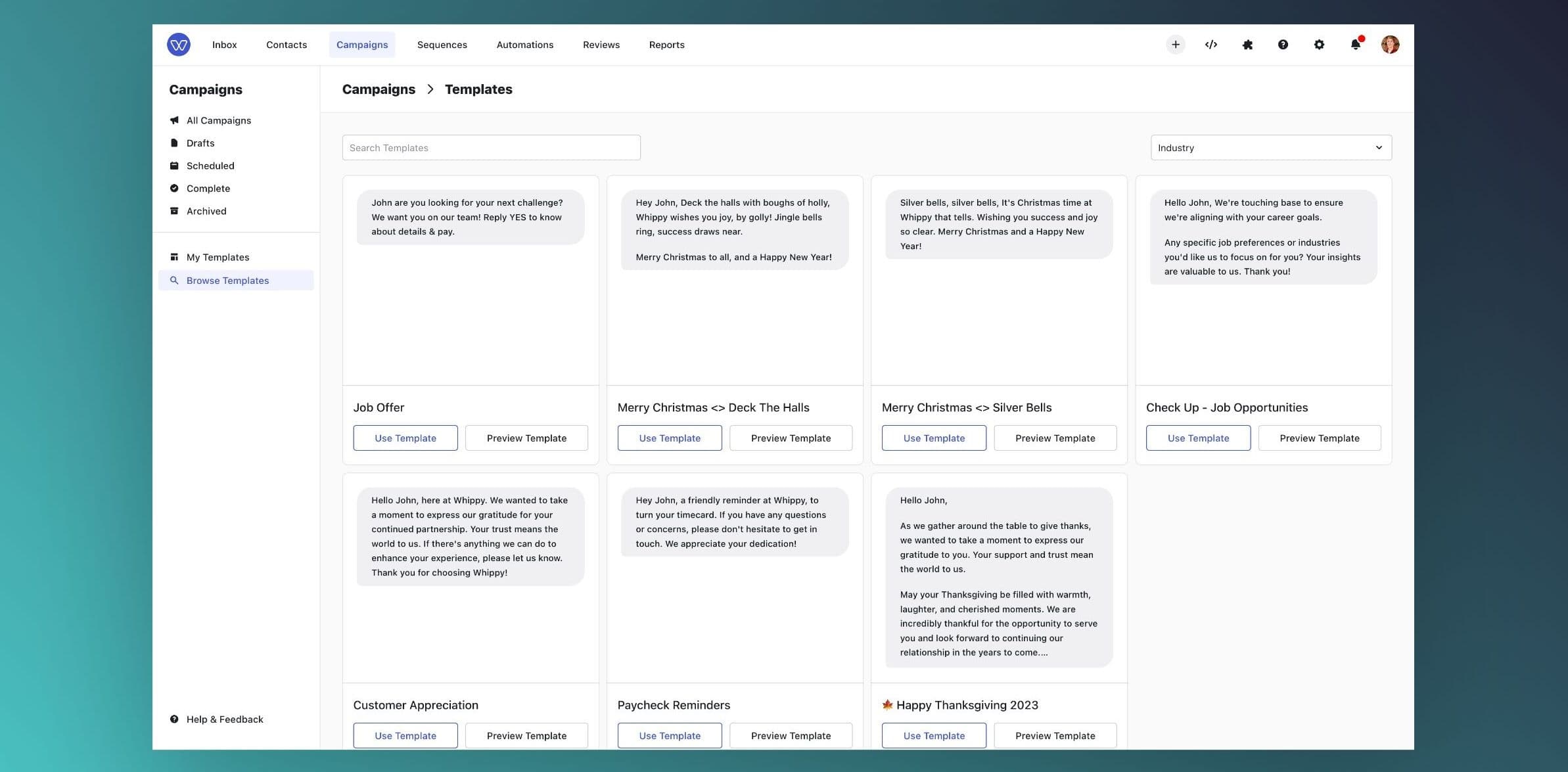 Campaign Templates Library Image