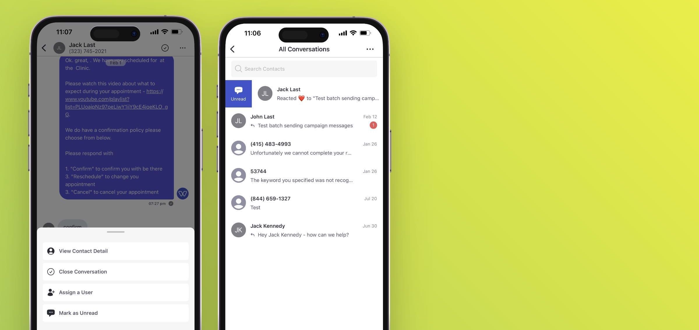 Mobile Mark As Un-read Image