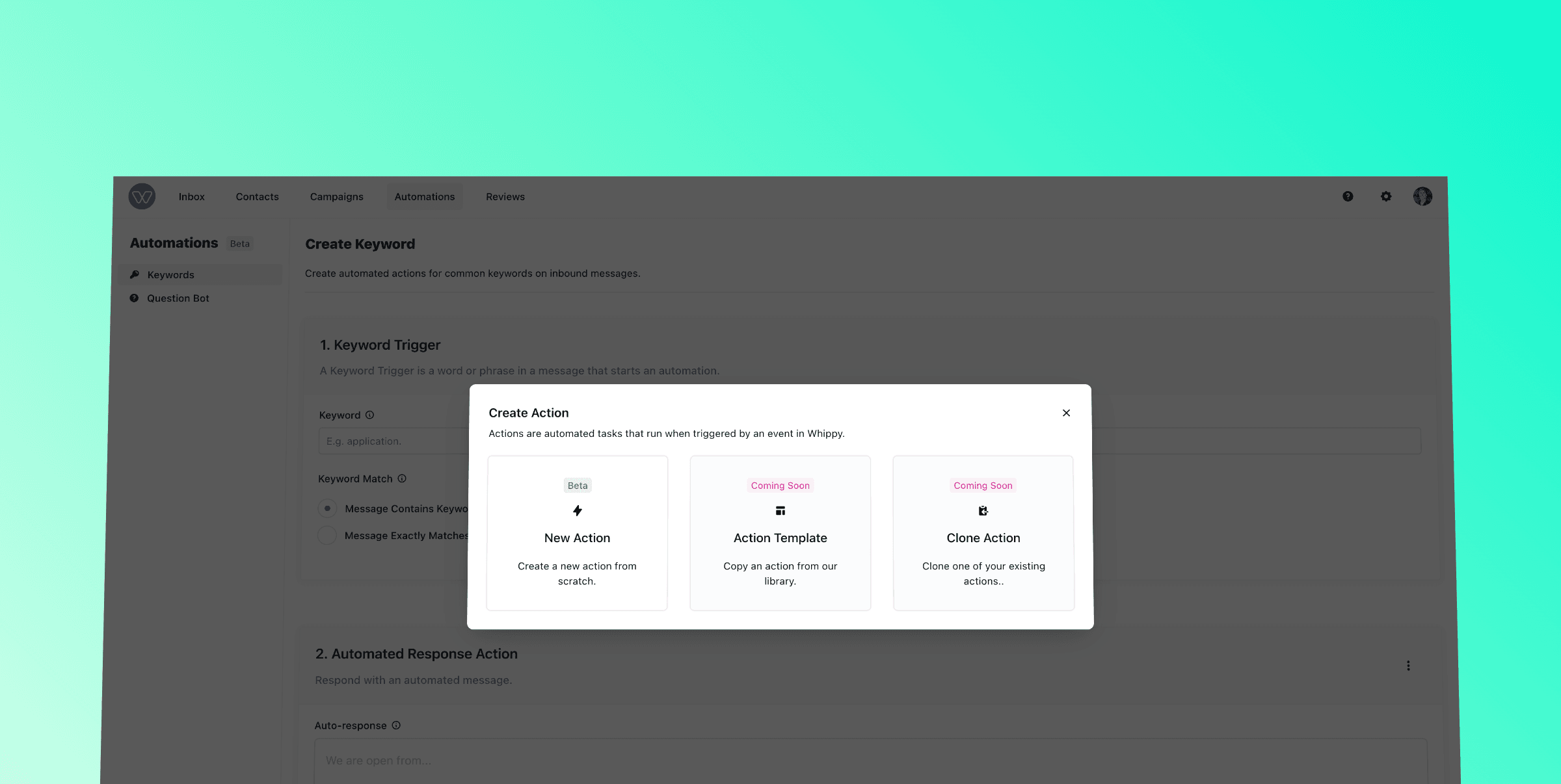 More Keyword Actions Image