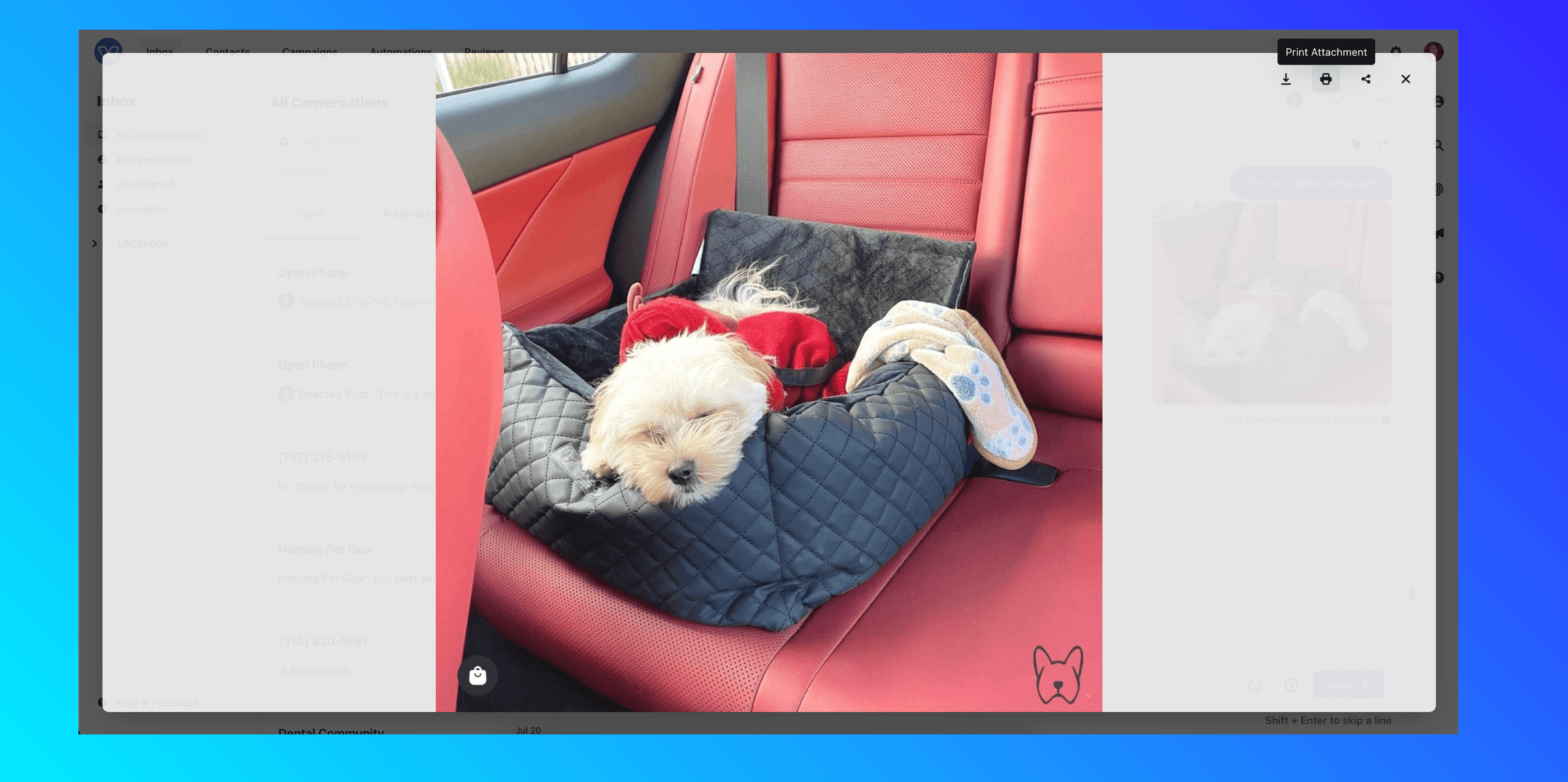 Print Inbox Attachments Image