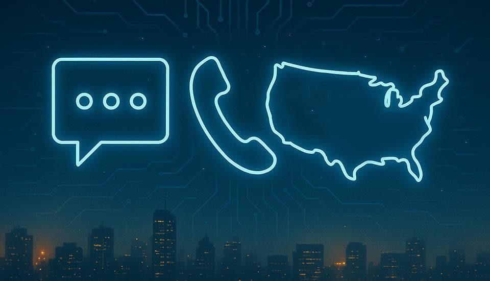 receive texts/calls on the us number