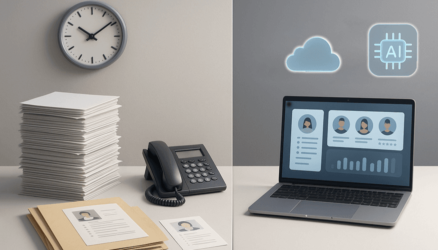 Before & After: AI in Recruiting Automation for Staffing