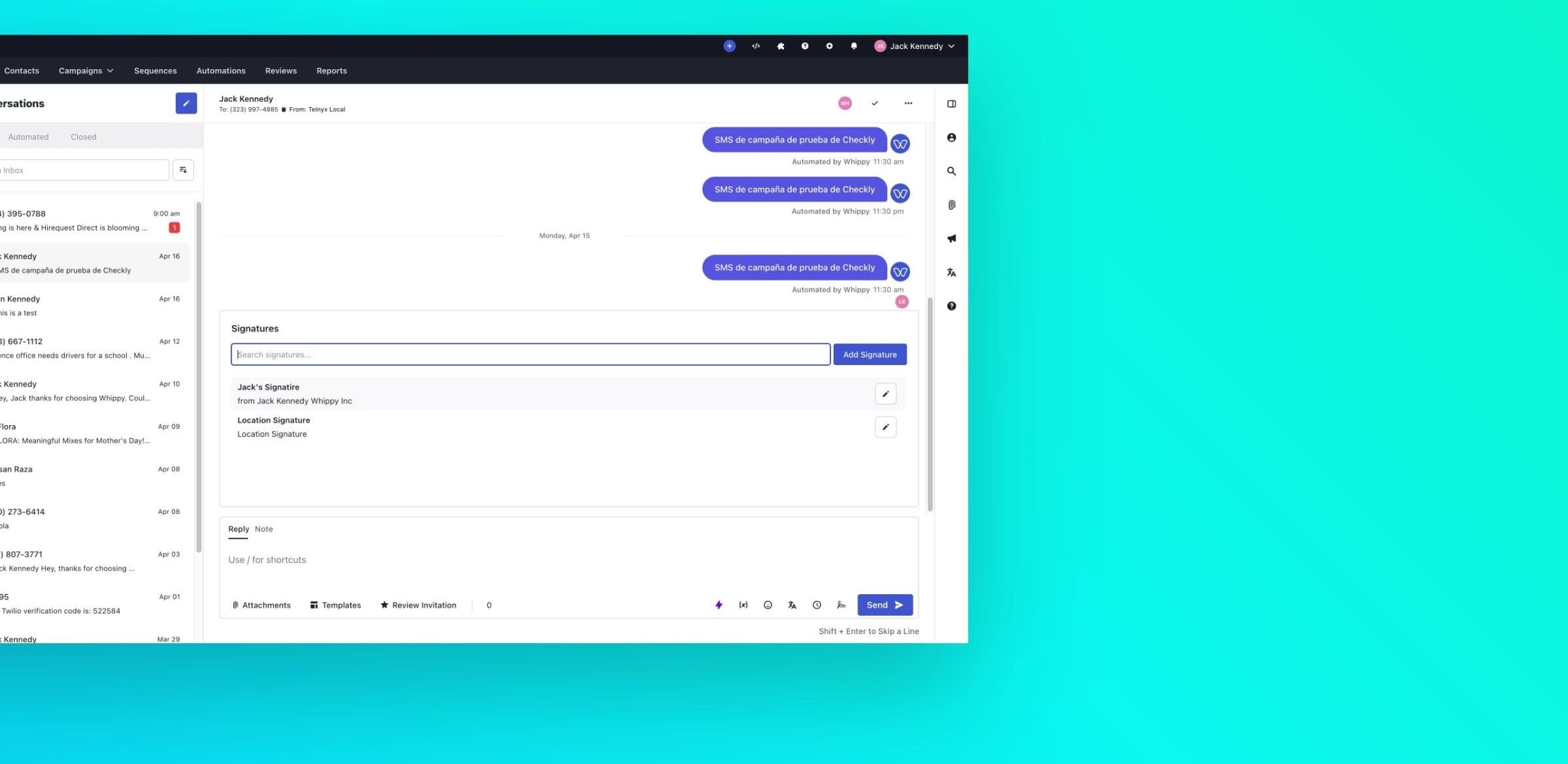 Signature UX Updates