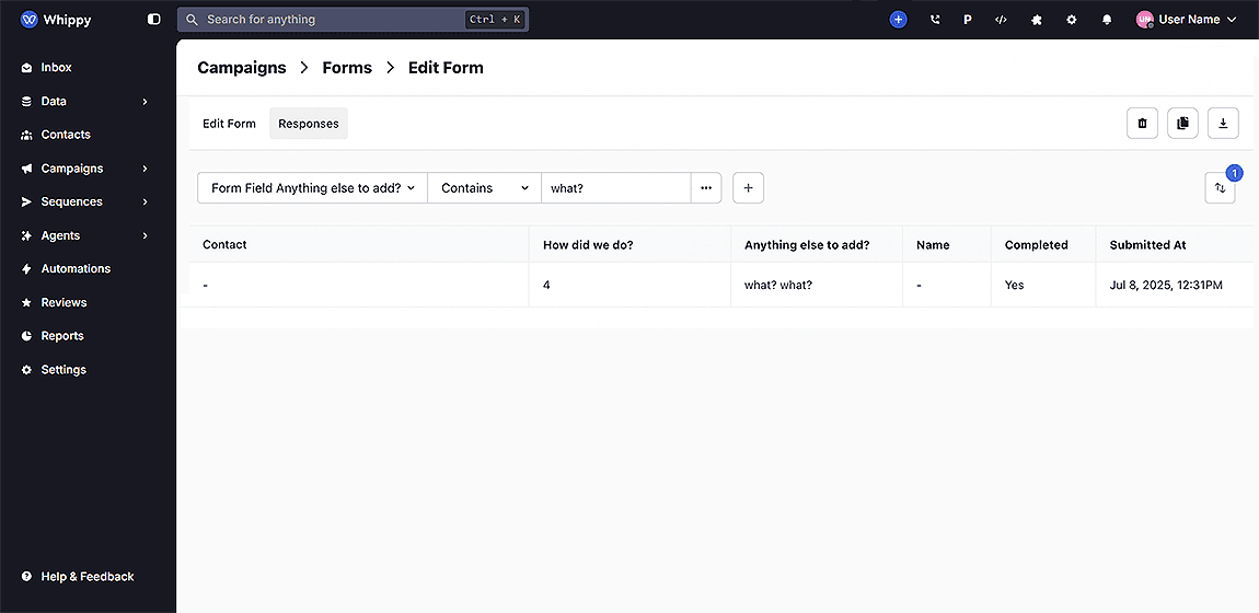 Filter Form Responses by Field Values for Faster Reviews - Image