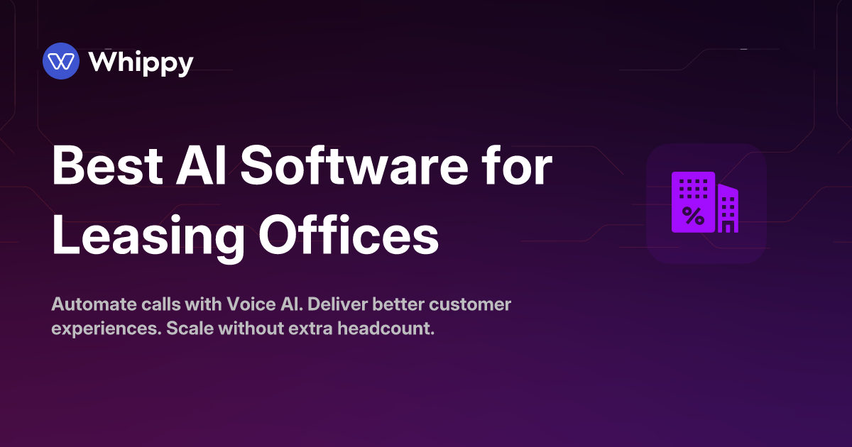 Best AI Software for Leasing Offices Teams