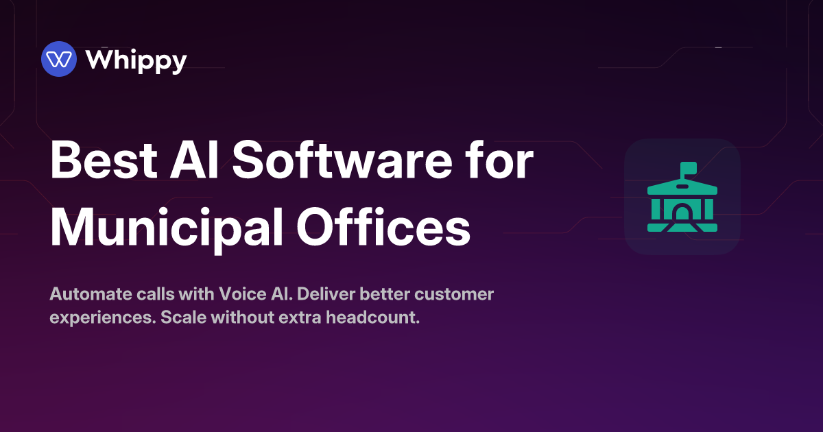 Best AI Software for Municipal Offices Teams
