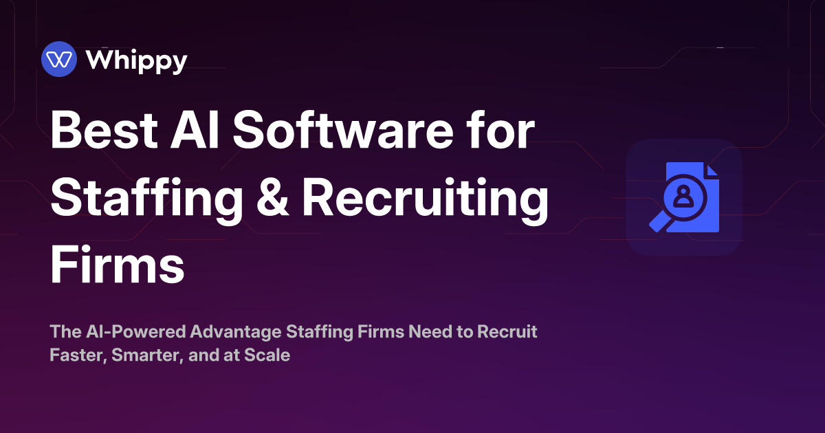 Best AI Software for Staffing & Recruiting Guide
