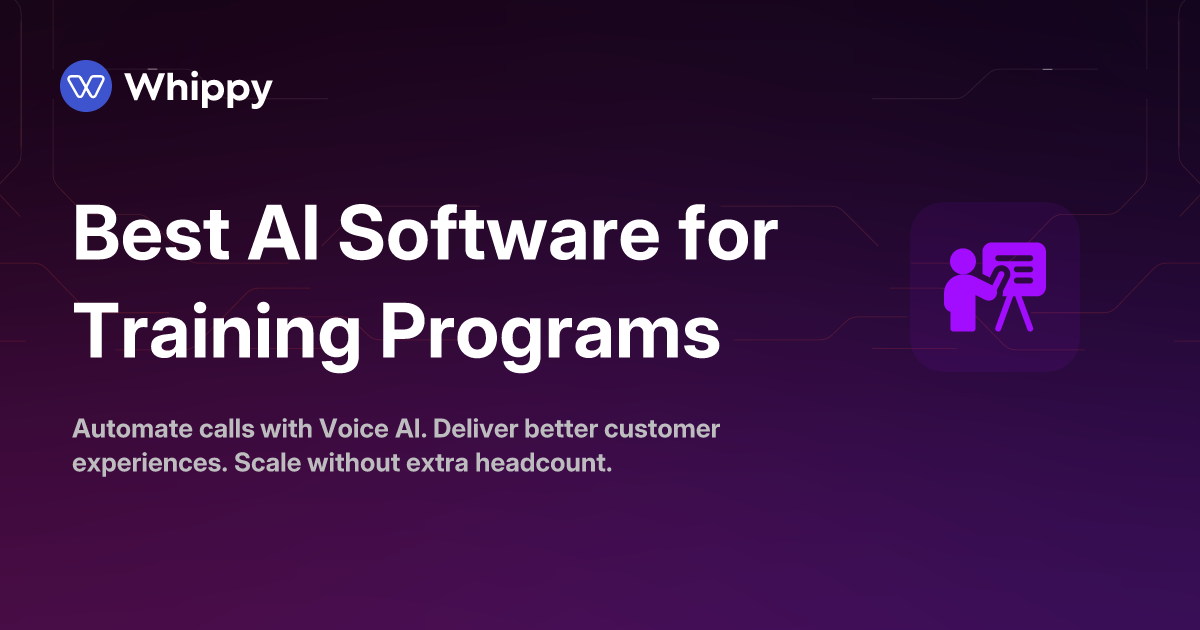 Best AI Software for Training Programs Teams