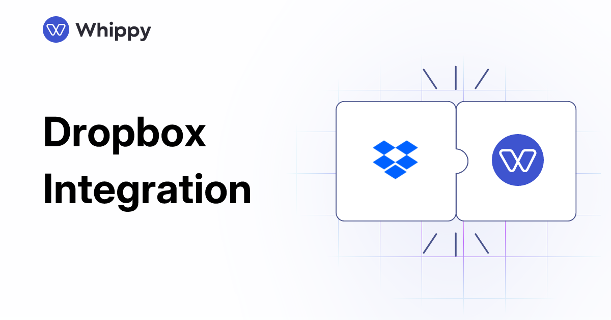 Dropbox Production Whippy Dropbox integration