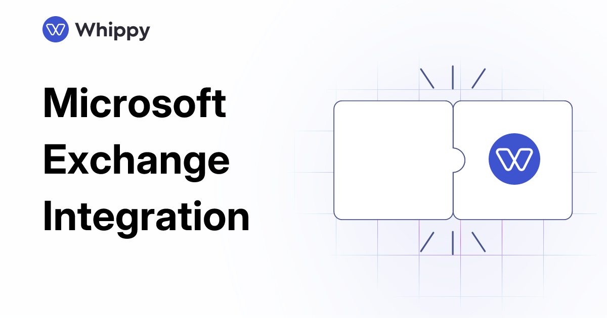 Whippy Microsoft Exchange integration