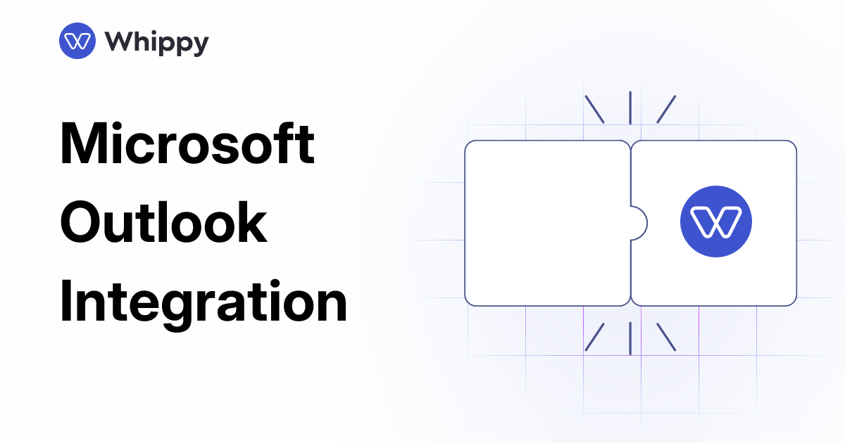Whippy Microsoft Outlook integration