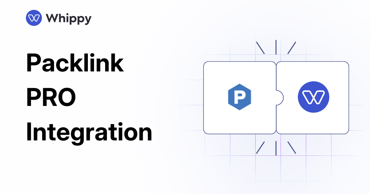 Whippy Packlink PRO integration