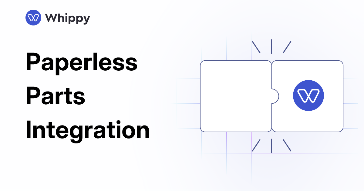 Whippy Paperless Parts integration