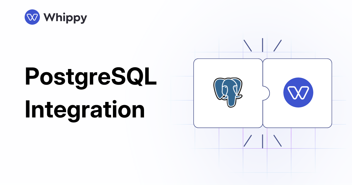 Whippy PostgreSQL integration