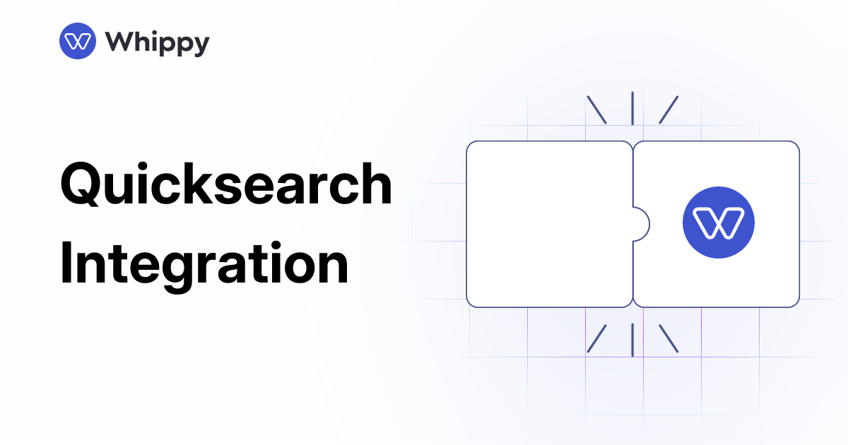 Whippy Quicksearch integration